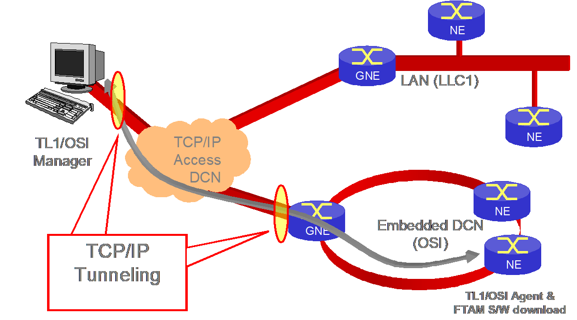 CLNP Tuneling over TCP/IP