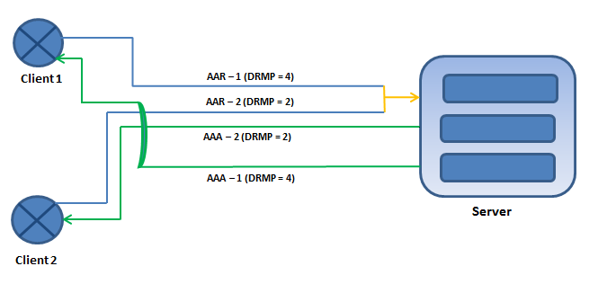 DRMP feature enabled on Client and Server